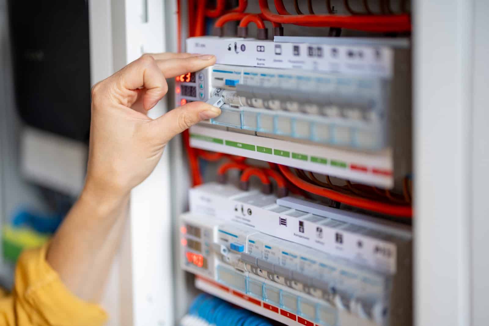 Vérification du disjoncteur général au tableau lors d'une panne électrique
